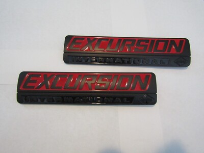 FORD EXCURSION INTERNATIONAL FRONT FENDER OR REAR HATCH BODY EMBLEMS ...