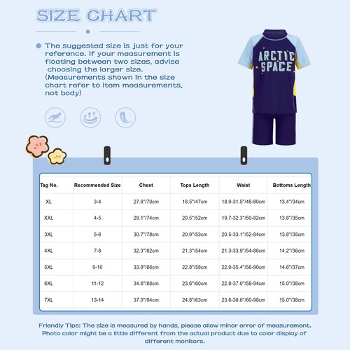 Kids Boys Beachwear Wetsuit Rash Guard Bathing Suit Swimsuit Cover Up Swimwear - Picture 54 of 68