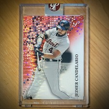 Jeimer Candelario RED 3/5 2022 Topps Pristine Encased