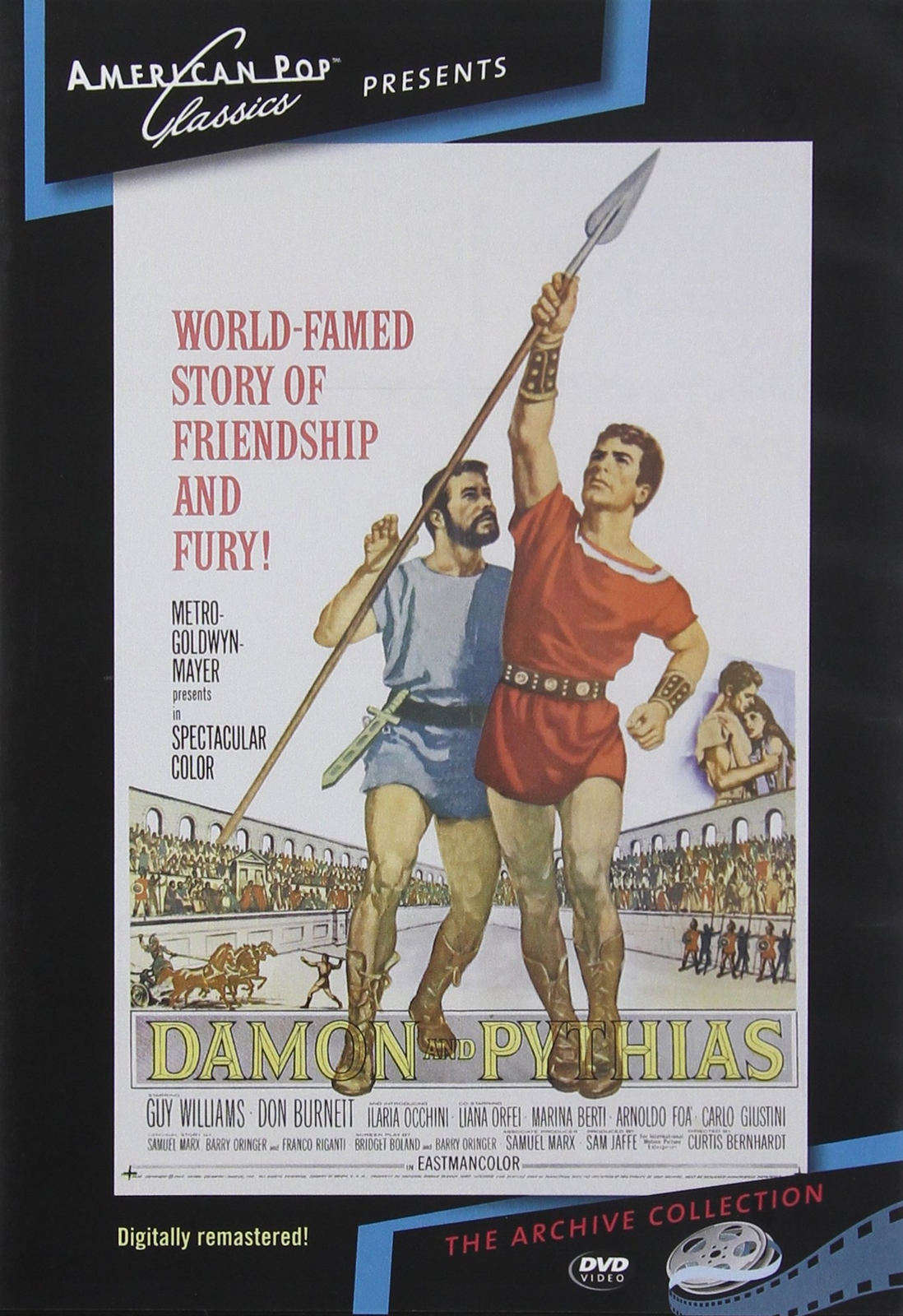 Damon and Pythias (DVD) Don Burnett Guy Williams