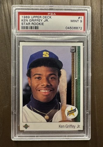 1989 Upper Deck - Star Rookie Ken Griffey Jr #1 (RC) PSA 9 HOF
