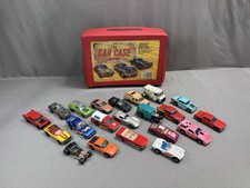 Vintage Hotwheels 21 Mixed Lot Of 1970  s - 1990  s Diecast Cars In Vintage Case