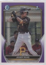 2023 Bowman Chrome Prospects Purple Refractor 56/250 Javier Rivas #BCP-159 0q3