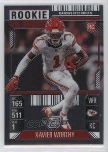 2024 Panini Contenders Optic Rookie Ticket Xavier Worthy #100 Rookie RC