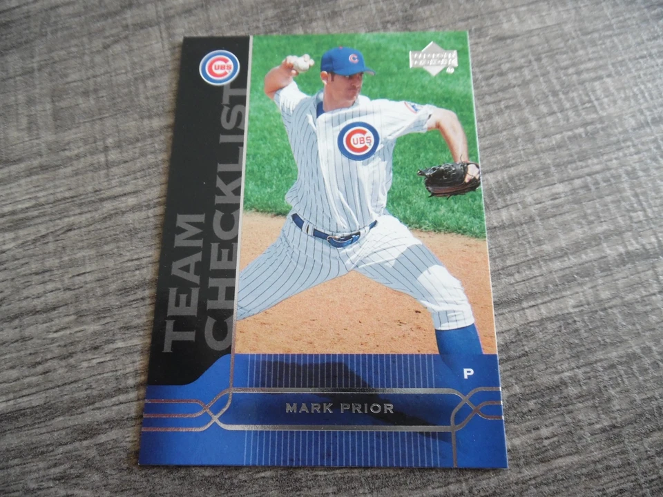 Mark Prior Chicago Cubs 2005 Upper Deck Team Checklist MLB Card #476 - Image 2 of 3