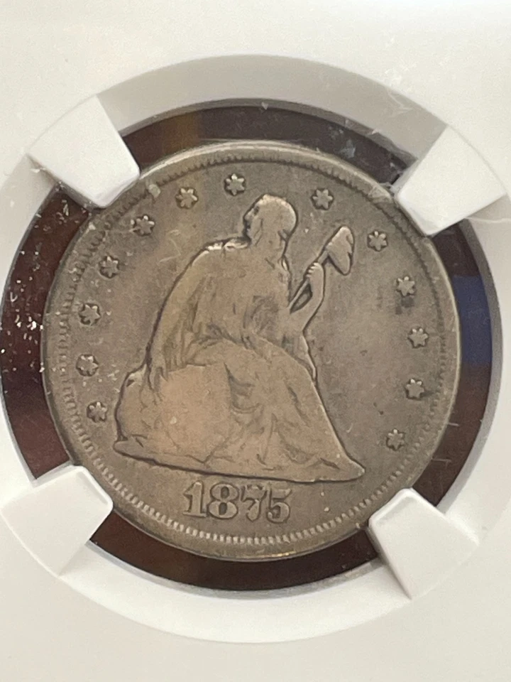 1875-CC Twenty Cent Piece NGC VG-8 - Image 2 of 4