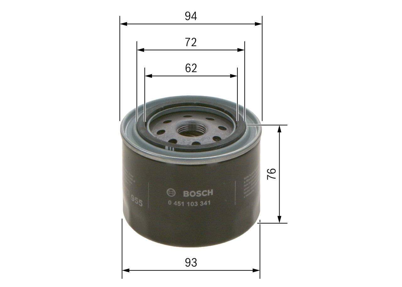 Fits BOSCH 0 451 103 341 OIL FILTER   ⭐UK Stock⭐
