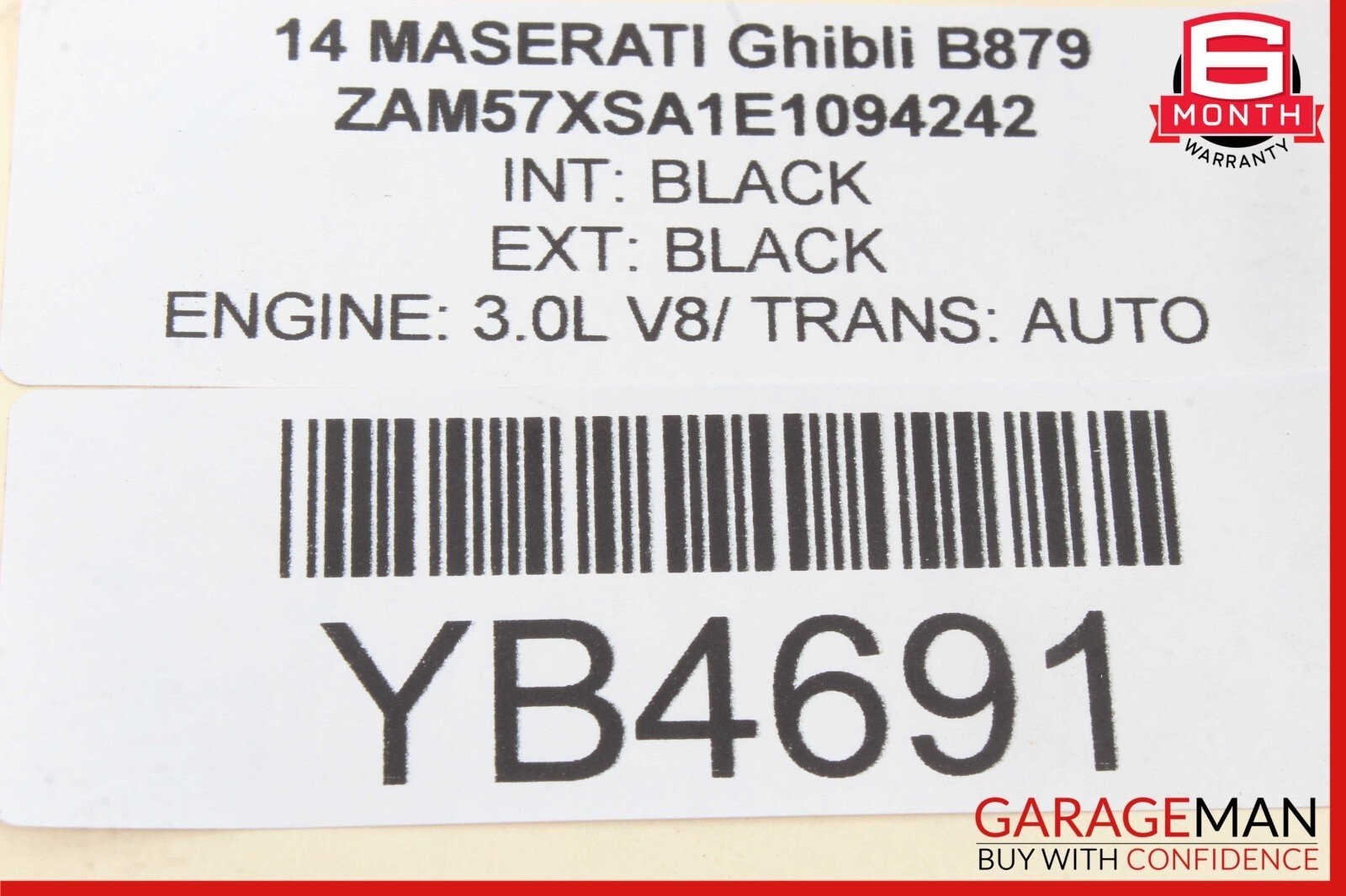 14-17 Maserati Ghibli AC A/C Air Conditioning Compressor Pump OEM