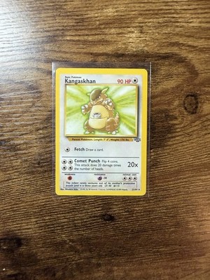 Pokémon TCG Kangaskhan 21/64 Rare Unlimited Jungle Unlimited Light Play