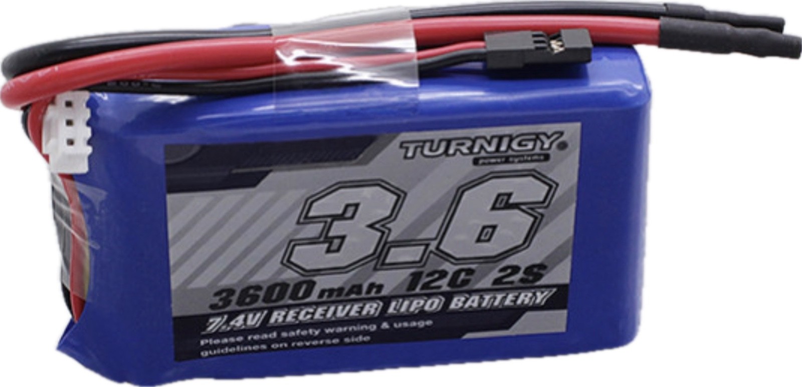 Turnigy 3600mAh 2S 12C 7.4V Lipo Receiver Pack