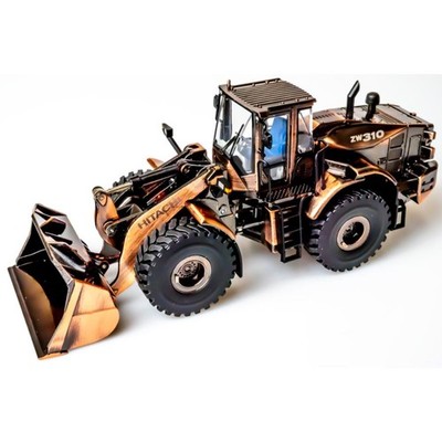 Hitachi ZW310-6 Antique copper finish Construction Machinery Wheel Loader 1/50