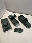 Vintage WWII Plastic Army Vehicle Lot – Marx Style – 1950s–1960s