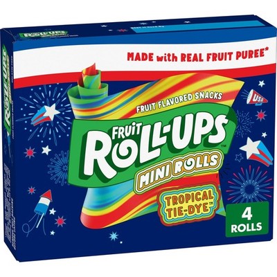 Fruit Roll Ups Tropical Tie Dye Mini Roll Ups 4 pk