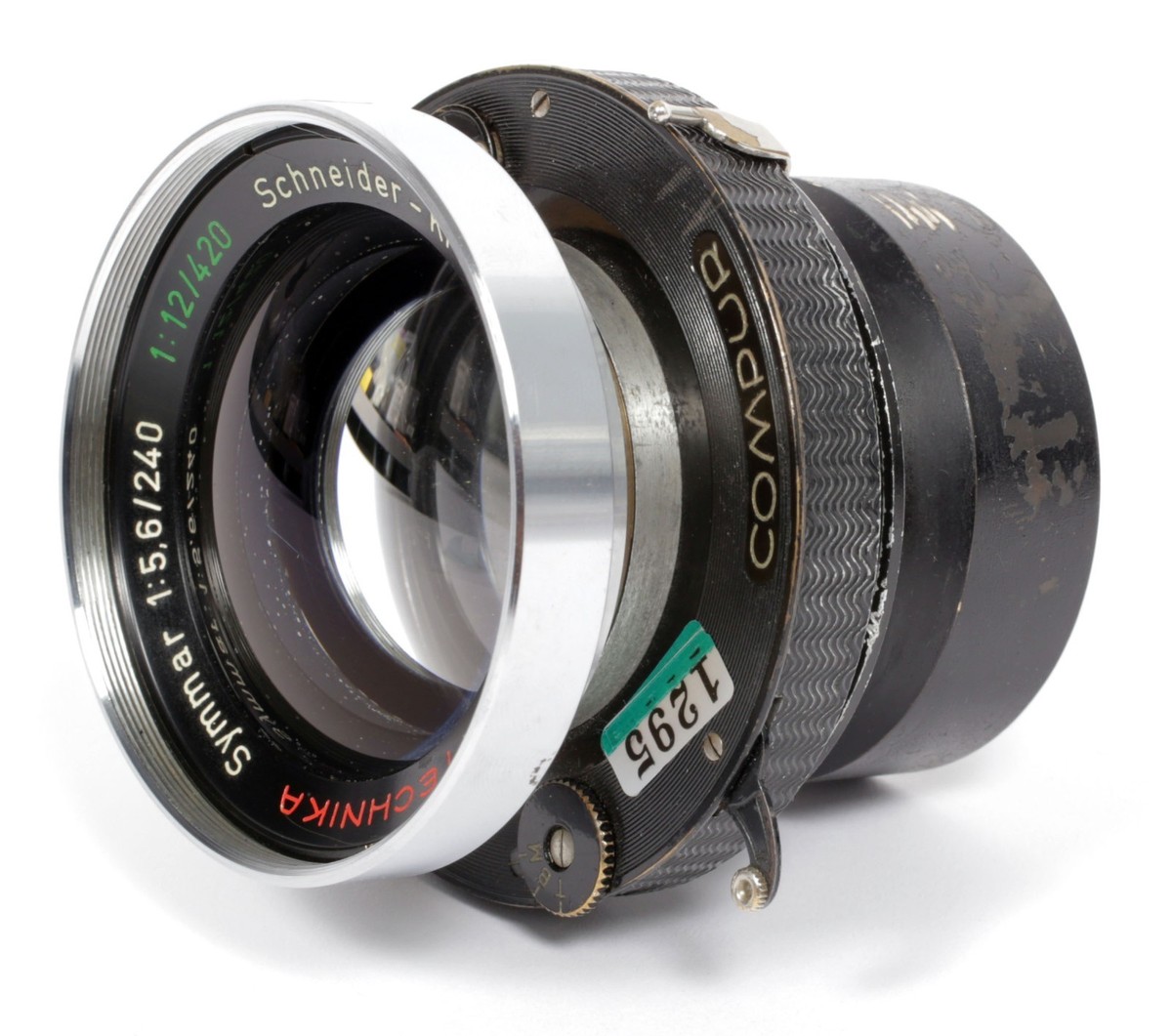 Schneider Symmar 240mm F5.6 Lens in compur shutter TECHNIKA select