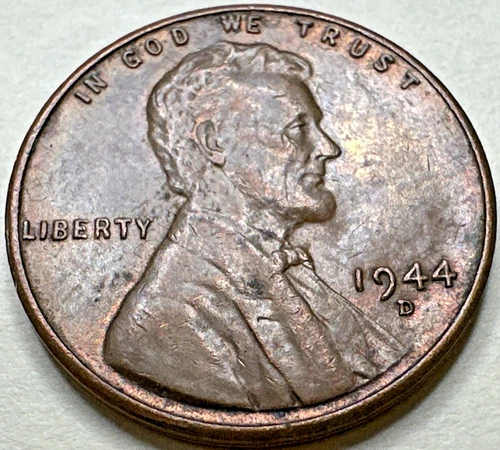 1944-D Lincoln Wheat Cent — photo from the most recent tracked eBay sale