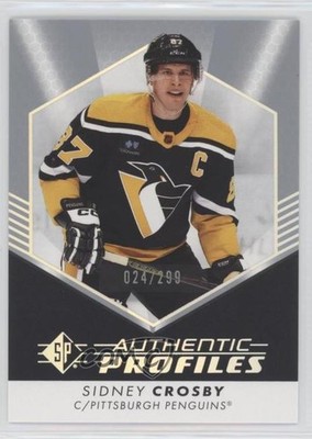 2022 SP Retail Authentic Profiles Silver Spectrum 24/299 Sidney Crosby #AP-2 0c3
