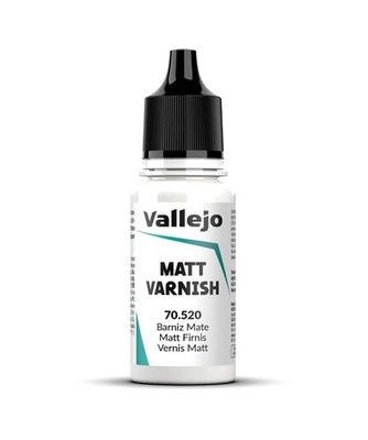 Model Color: Aux: Permanent Mat Varnish (18ml) - Vallejo