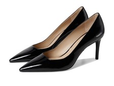 Stuart Weitzman Stuart Power 75 Black Leather Pumps Women's US 8 M Spain