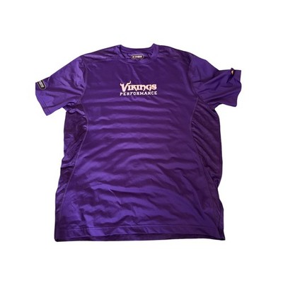 Under Armour Vikings Performance NFL Combine Authentic Purple HeatGear T Shirt