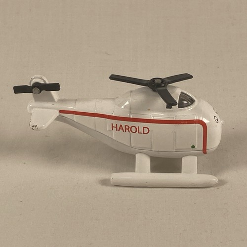 Thomas the Train HAROLD Helicopter Diecast Metal White Take and Play 2012 - Picture 2 of 8