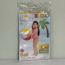 2020 INTEX Glossy Panel 24" Round Swimming Pool Play Beach Ball