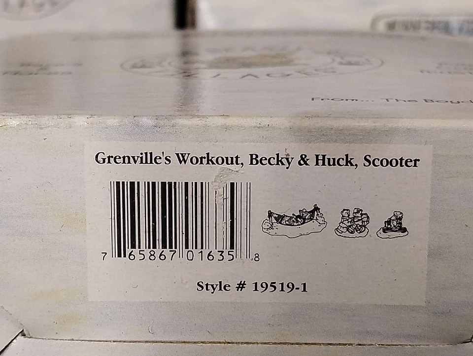 BOYDS BEARLY BUILT VILLAGE ACCESORIOS Boyds Town Lote de 8 VER FOTOS Foto 2 de 4