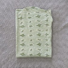 Luvable Friends Green Baby Blanket Little Hat Tee Socks Bottle Bib Combed Cotton