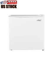 1.1 Cu Ft Upright Freezer Flush Back Design Space Saving Energy Efficient  White
