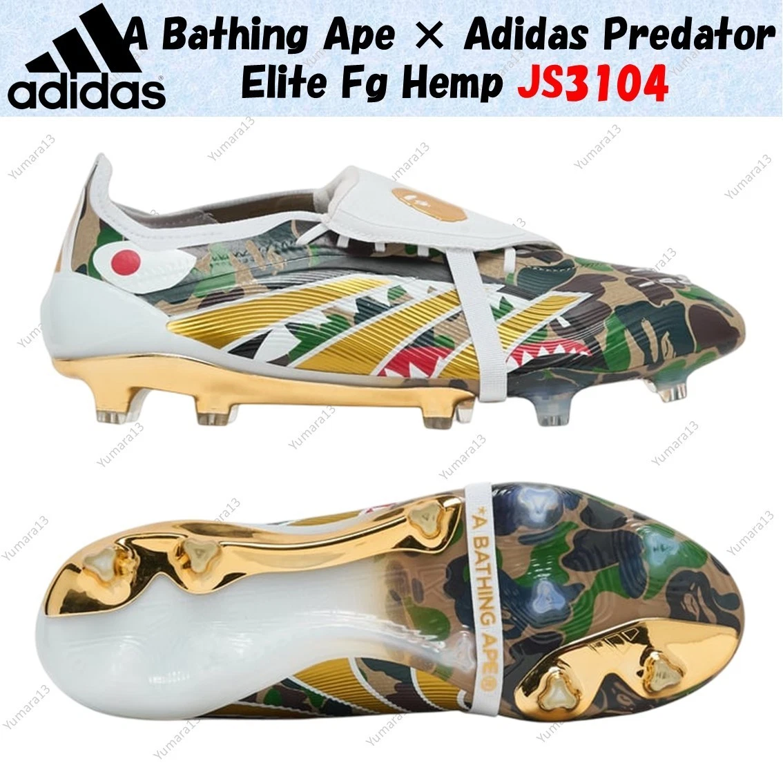 Las mejores ofertas en BAPE x adidas Predator Elite FG Brown | eBay