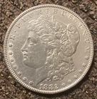 1882-P Morgan Silver Dollar Uncirculated Gem Beautiful Brilliant Luster & Detail