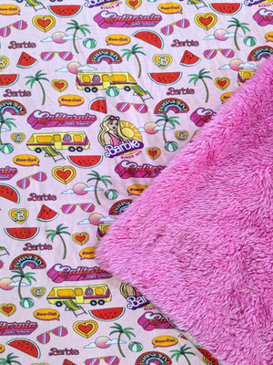 Posh Peanut Malibu Barbie Pink Luxe Plush Patoo Blanket Bamboo Viscose 60x40