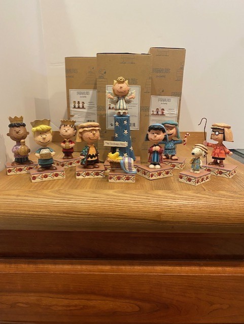 EVA SCHULZE KNABE（エヴァ　シュルツ　クナーベ） Peanuts by Jim Shore - Peanuts Gang - Nativity Scene - MINT w