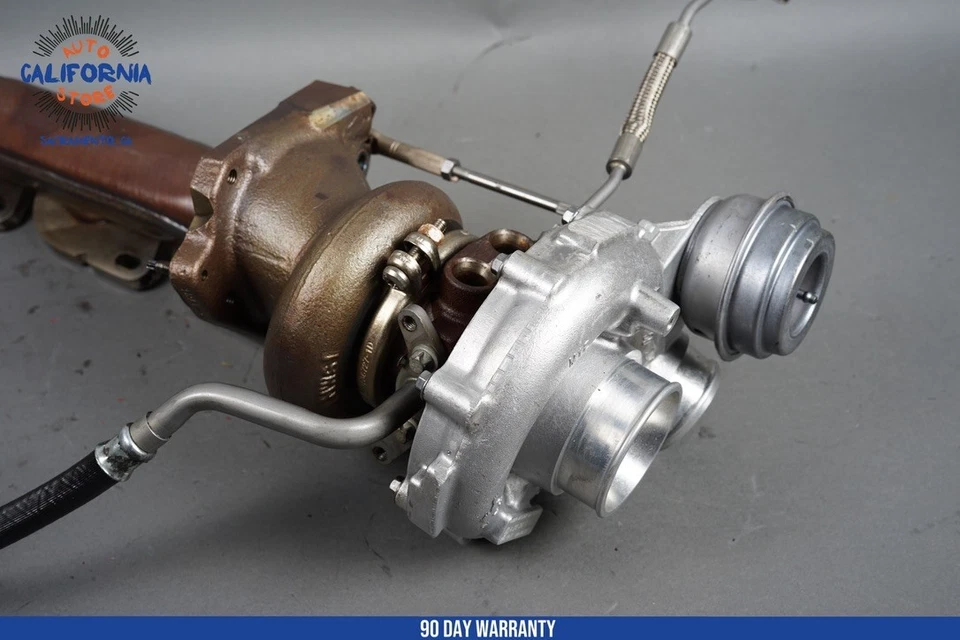 Turbocompressor turbo carregador lateral direito 11-19 Mercedes W221 S63 CLS63 AMG M157 FABRICANTE DE EQUIPAMENTO ORIGINAL - Imagem 3 de 4