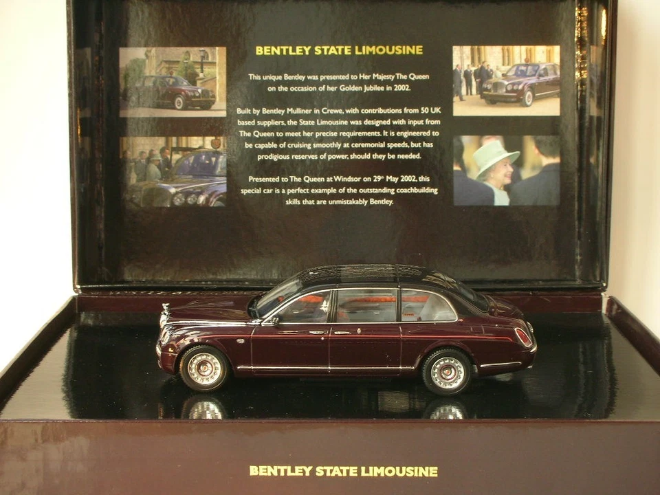 Bentley State Limousine Queen Elizabeth II sedan die-cast model, Minichamps,1/43 - Image 2 of 4