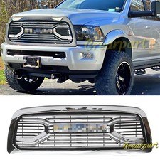 Chrome Grille For Dodge Ram 1500 2009 2010 2011 2012 Front Grill W/Accessories
