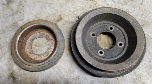 1968-73  Cadillac  472 500  CRANKSHAFT BALANCER DAMPER & 3 Groove Crank Pulley
