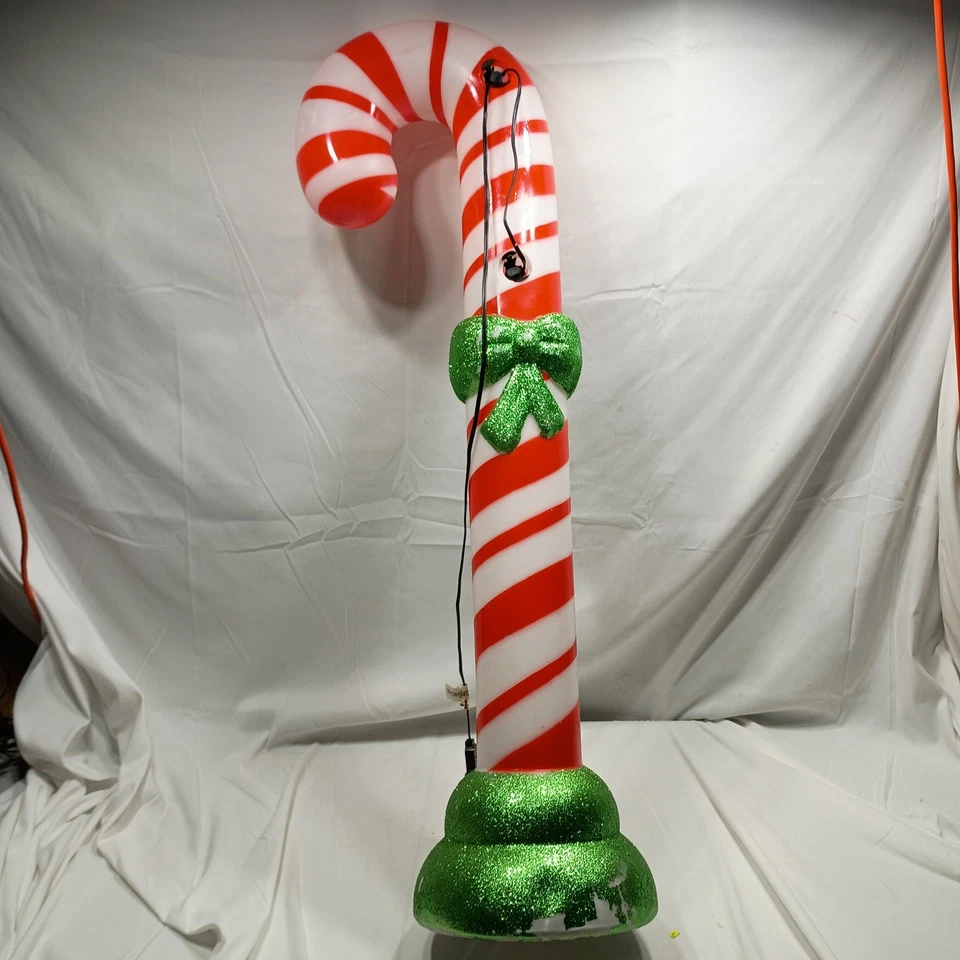 巨型点亮糖果甘蔗吹模 – 2 件套圣诞庭院装饰 (41) — 第 4/4 张图片