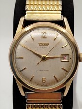 Vintage Schweizer Tissot Visodate Handaufzugsuhr, vergoldet.