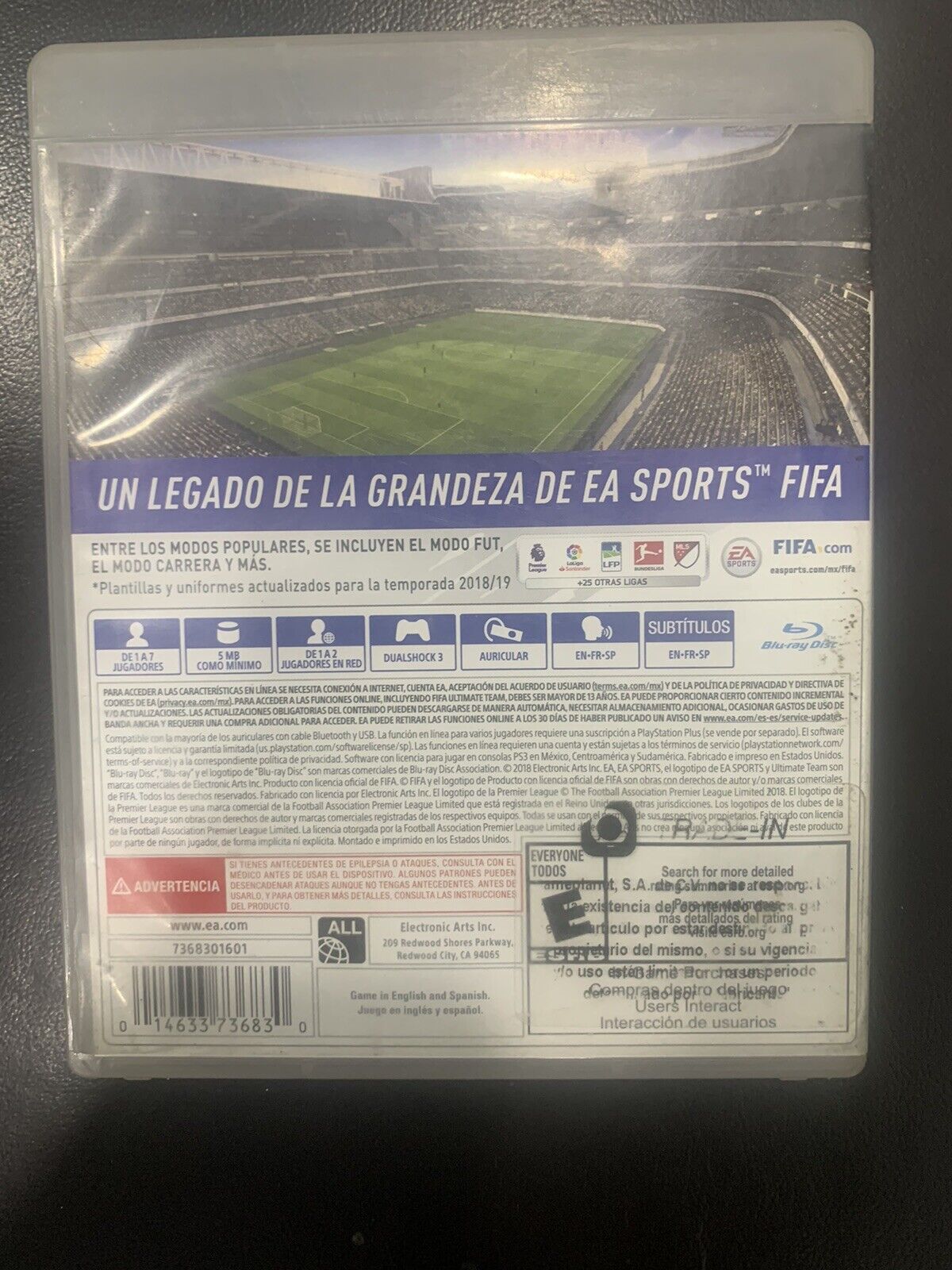 Jogo PS3 FIFA 19 Legacy Edition (Usado)