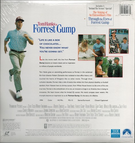 Forrest Gump LaserDisc LV32583-2WS 1994 Tom Hanks Laser Disc LD Widescreen WS - Picture 2 of 2