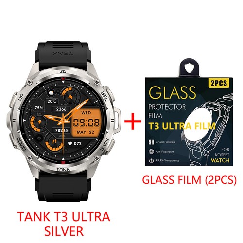 KOSPET TANK T3 Ultra Rugged Military Smart Watch Men 60 Days Extra-Long Battery - Picture 22 of 26