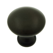 1 1/8" Inch Oil Rubbed Bronze Mushroom Kitchen Cabinet Knob Pull Pantry Cupboard