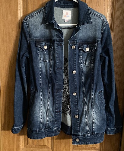 LuLaRoe Denim Blue Jean Jacket Stretch 