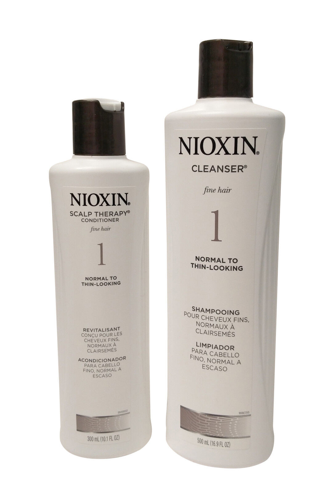 Nioxin System # 1 Cleanser and Scalp Therapy Duo Set 16.9oz / 10.1oz