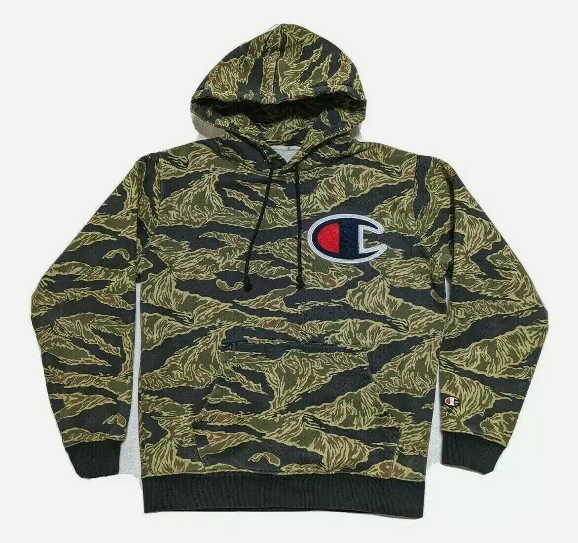 Supreme x Champion Hooded Sweatshirt Camo Men&#039;s Medium Fall 2015 RARE GUC | eBay