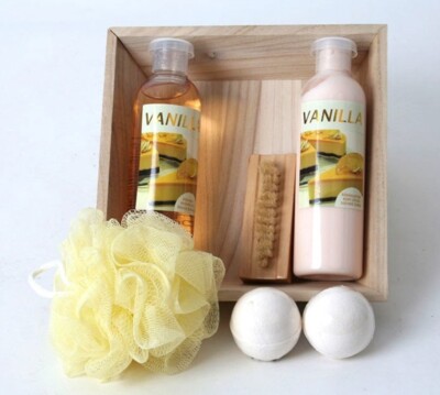 Wellness Beauty Set Geschenk Set 6-teilig Fruit of the World Raphael Rosalee