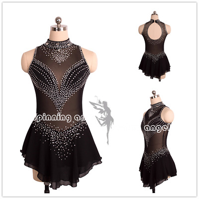 black skating dress