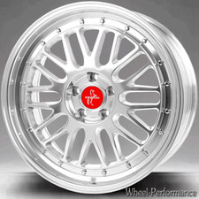 19 Zoll K2 Stufentiefbett Alufelgen 8,5x19 5x108 ET45 silber für Peugeot Volvo