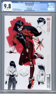 Dark Crisis #3  Dan Mora Variant Red Canary   1st Print  CGC 9.8