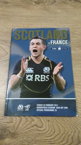 Scotland v France Rugby Programmes 1948 - 2012 - Picture 65 of 66